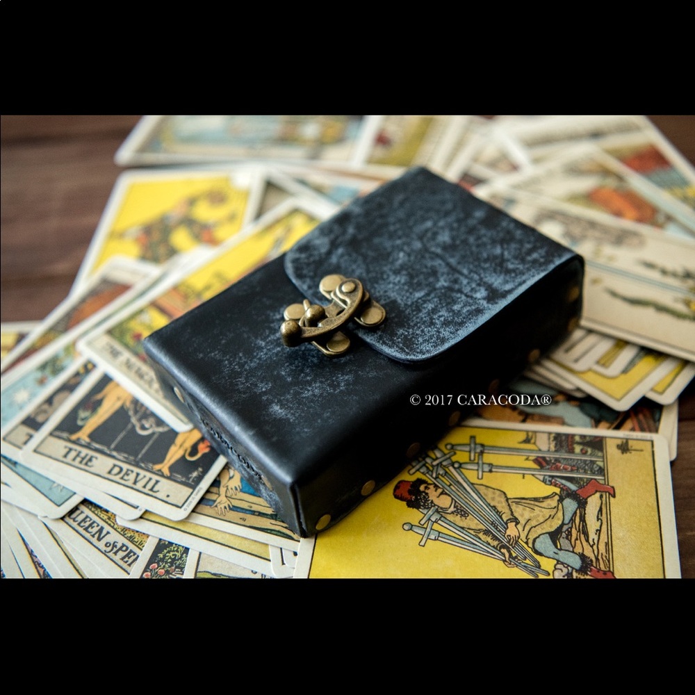 Leather Boho Tarot/Oracle Deck Case